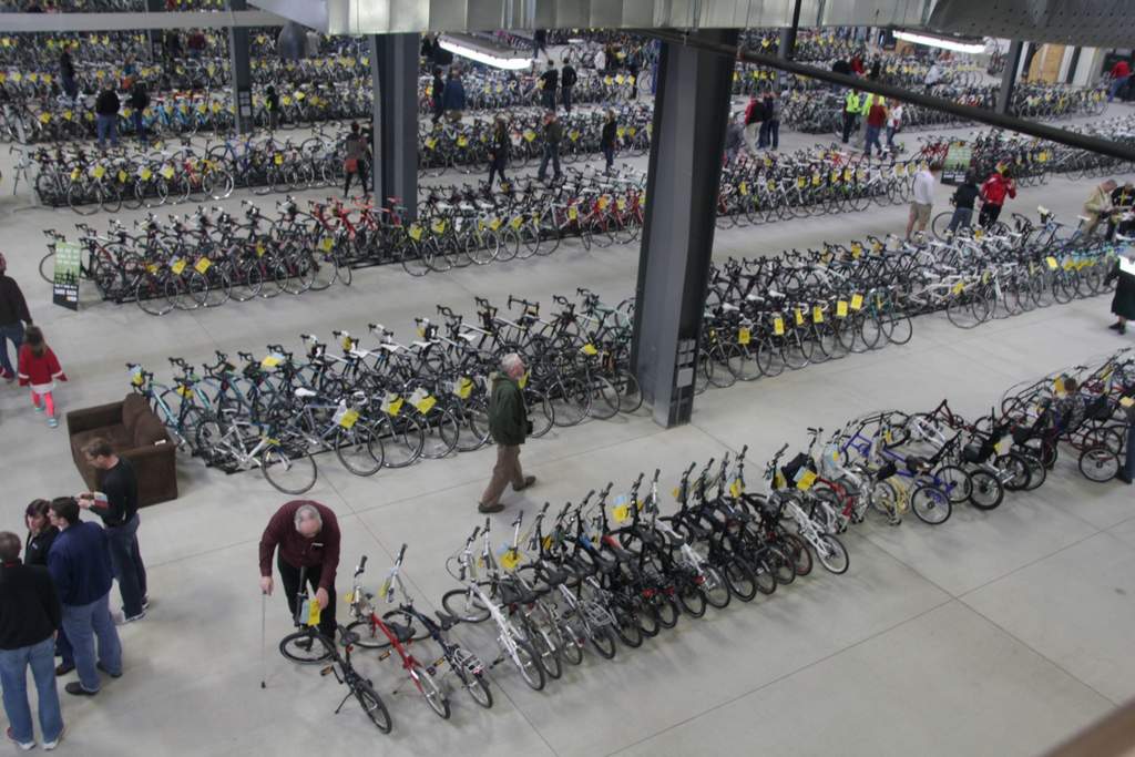 Thousands of bikes!